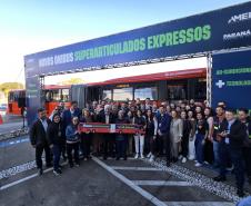 23 metros e quase 200 lugares: Paraná ganha primeiros ônibus superarticulados