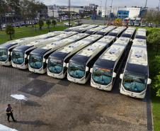 Estado entrega 37 novos ônibus Articulados Especiais para ligação entre Fazenda Rio Grande e Curitiba