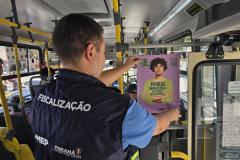 Fim da linha: Amep lança campanha contra o assédio no transporte coletivo da RMC