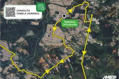 Linha metropolitana Araucária/Fazenda Rio Grande fará integração no Terminal Tatuquara