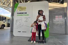 Paraná instala cabine de amamentação em terminal metropolitano e amplia conforto das mães
