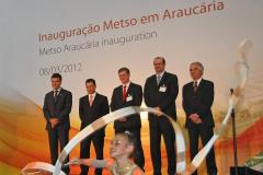 O governado Beto Richa participou no dia 08 de março da inauguração da nova unidade da multinacional finlandesa Metso Paper, em Araucária, Região Metropolitana de Curitiba. 