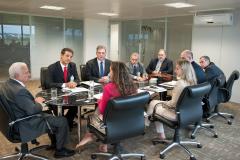 Reuniao entre o Governo do Estado e a Agência Nacional de Transportes Terrestres (ANTT) para definir parceria para acelerar a construção do Contorno Norte de Curitiba.
