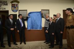O governador Beto Richa entregou no dia 23 de abril a sede da 4ª Companhia do 22º Batalhão da Polícia Militar, em Campina Grande do Sul. A unidade, que tem um efetivo de 60 homens, atenderá Bocaiúva do Sul, Adrianópolis e Tunas do Paraná,