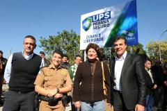 O governador Beto Richa no lançamento da 13.ª Unidade Paraná Seguro (UPS) do Estado, em Colombo.