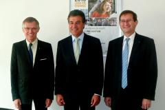 Governador Beto Richa com Carlos Tavares, COO (Chief Operating Office) Renault e Denis Barbier vice-presidente da Renault para as Américas.Foto: Divulgação