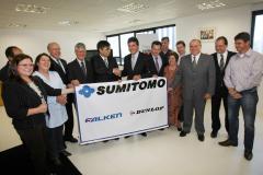 assinado protocolo de intenção para fabrica Sumitomo em Fazenda Rio grande