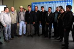 Governador Beto Richa, acompanhado pelo Prefeito em exercicio, Márcio Claudio Wozniack, primeira-dama, Cintia Wosniack, deputados, Francisco Buhrer e Mauro Moraes, sub-chefe da Casa Civil, Guto Silva, prefeito de Agudos do Sul, Antonio Gonçalves e demais autoridades 