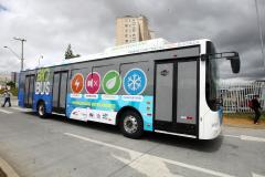 Os dois primeiros ônibus com tração 100% elétrica, os BIOBUS, começaram a operar na linha Curitiba-São José dos Pinhais.