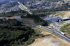 O novo contorno da BR-277 em Campo Largo, na RMC, foi totalmente liberado no dia 17 de junho de 2014.