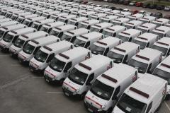 O governador Beto Richa entregou no dia 25 de junho um novo lote de 125 ambulâncias para ampliar a frota da saúde disponível em vários municípios do Estado.
