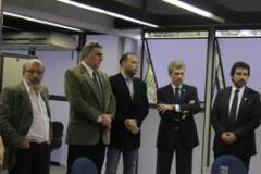 O secretário nacional de Acessibilidade e Programas Urbanos do Ministério das Cidades, Luís Ramos esteve em Curitiba para reunião com o secretário Ratinho Junior,  o coordenador da Comec, Carlos do Rego Almeida e o presidente da Comec, Omar Akel.