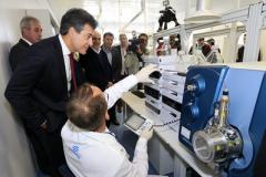 O governador Beto Richa inaugurou o novo prédio do Laboratório Central da Sanepar de Curitiba, que vai atender Curitiba, Região Metropolitana e Litoral.