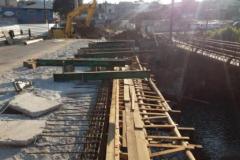 O local ficou totalmente interditado por 20 dias para realização de obras na ponte do rio Atuba