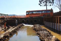 Equipes do DER já finalizaram mais da metade da modernização da Estrada do Cerne.