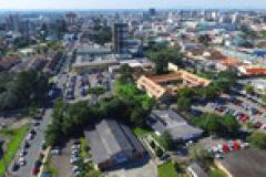 Vista aérea de São José dos Pinhais. 