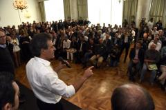 A solenidade foi realizada no Palácio Iguaçu. 