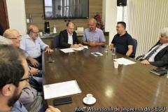 A solenidade foi realizada na sede a Prefeitura de Araucaria. 