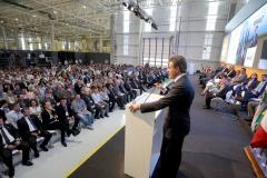 O governador Beto Richa participou da solenidade de inauguração. 