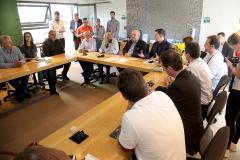 A reunião foi realizada na sede do Ippuc. 