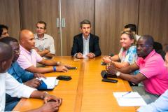 Gilson Santos recebe Comitiva do Ministério de Transportes da Angola