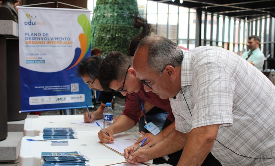 População participa de oficinas técnicas para diagnóstico da Região Metropolitana de Curitiba