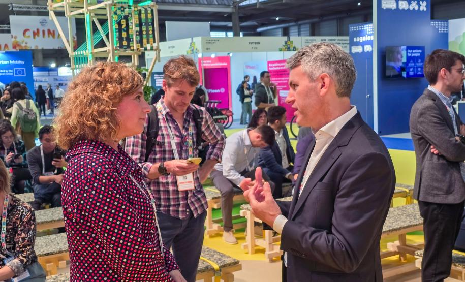 Amep e órgão metropolitano de Barcelona discutem políticas de mobilidade