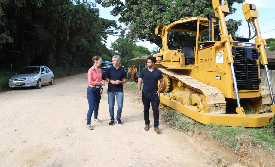 começa pavimentação entre São José dos Pinhais e Mandirituba