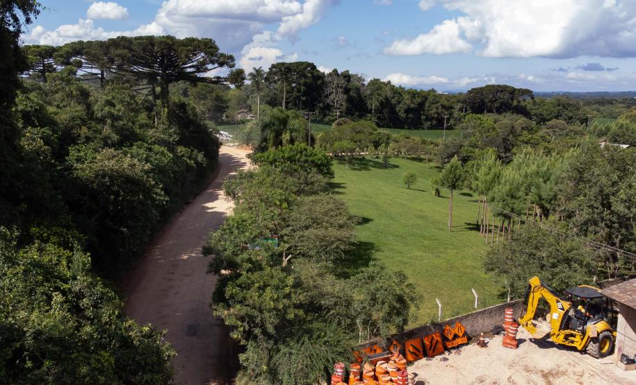 começa pavimentação entre São José dos Pinhais e Mandirituba