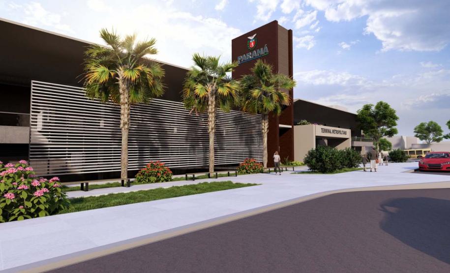Estado divulga conceito arquitetônico do Terminal Metropolitano de Londrina