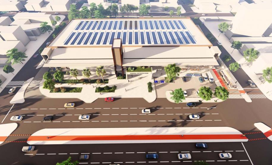 Estado divulga conceito arquitetônico do Terminal Metropolitano de Londrina