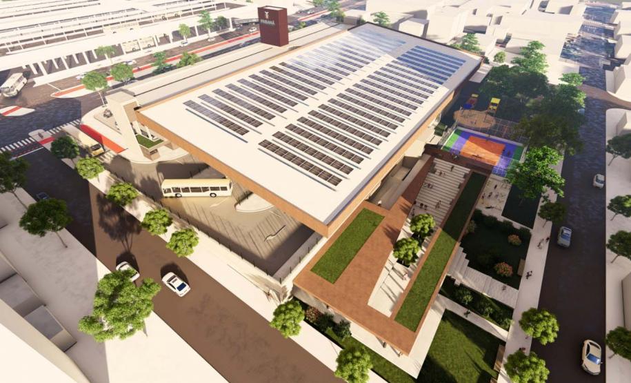 Estado divulga conceito arquitetônico do Terminal Metropolitano de Londrina