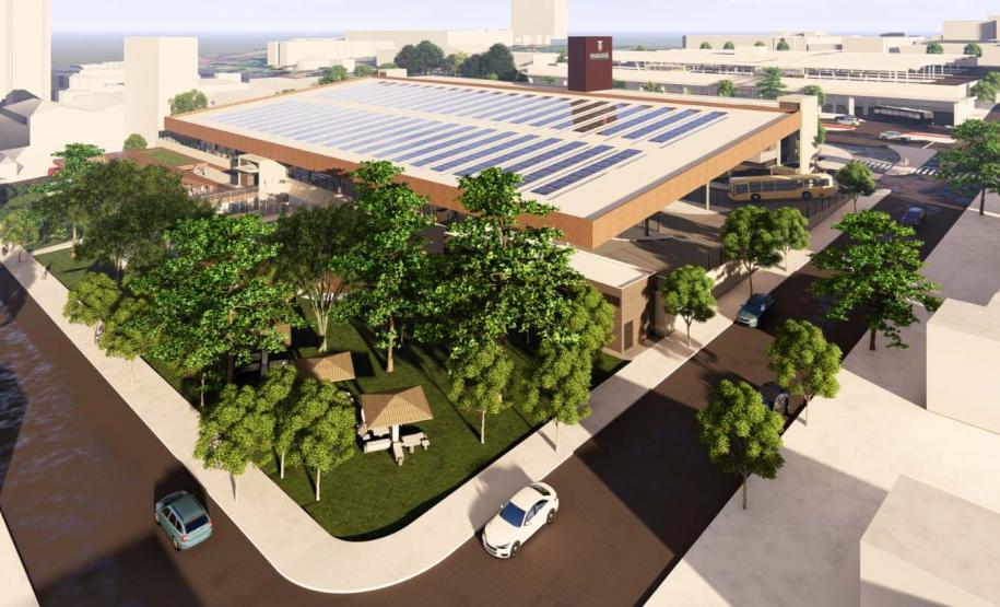 Estado divulga conceito arquitetônico do Terminal Metropolitano de Londrina