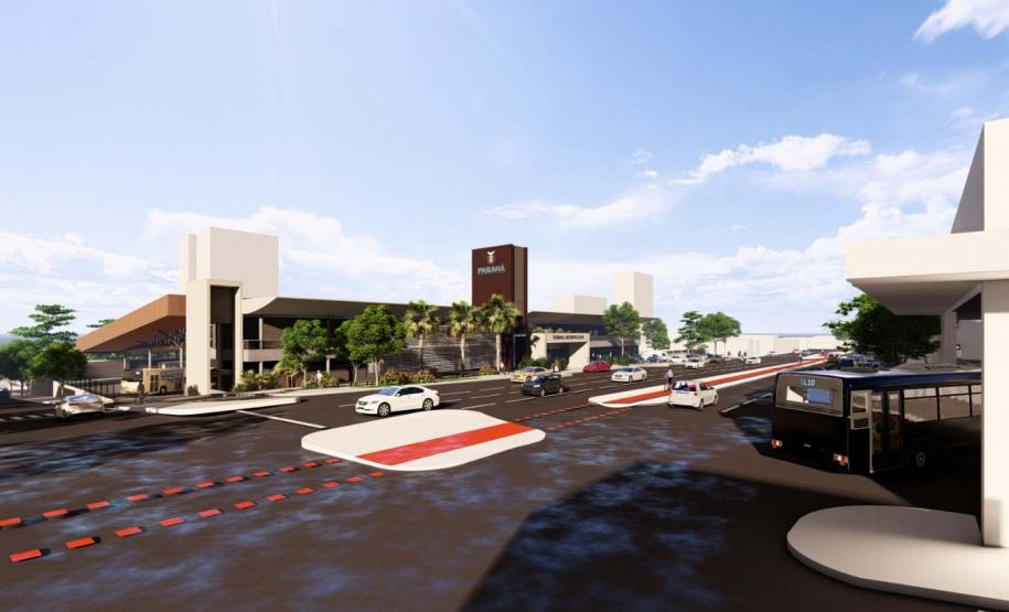 Estado divulga conceito arquitetônico do Terminal Metropolitano de Londrina