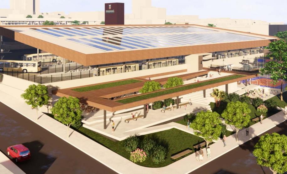 Estado divulga conceito arquitetônico do Terminal Metropolitano de Londrina