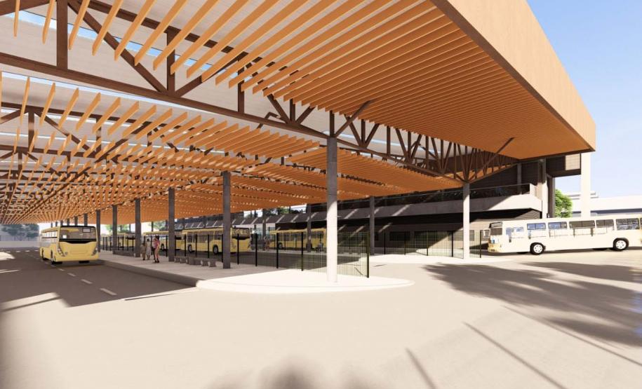 Estado divulga conceito arquitetônico do Terminal Metropolitano de Londrina
