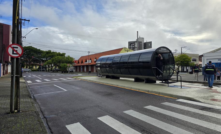 Nova estação-tubo em São José dos Pinhais melhora acesso e amplia atendimento na RMC