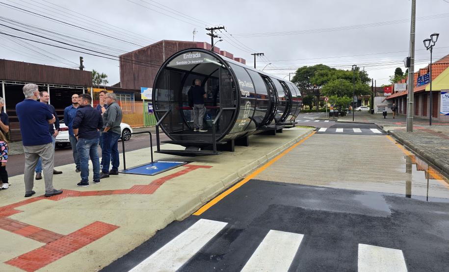 Nova estação-tubo em São José dos Pinhais melhora acesso e amplia atendimento na RMC