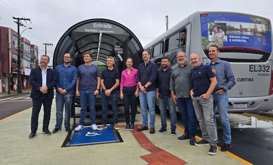 Nova estação-tubo em São José dos Pinhais melhora acesso e amplia atendimento na RMC