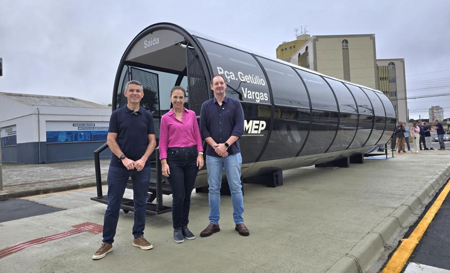 Nova estação-tubo em São José dos Pinhais melhora acesso e amplia atendimento na RMC