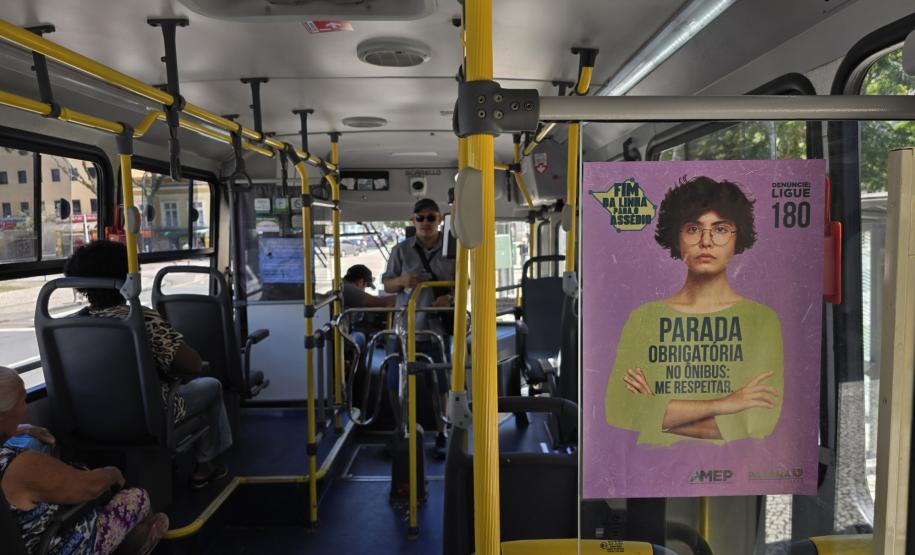 Fim da linha: Amep lança campanha contra o assédio no transporte coletivo da RMC