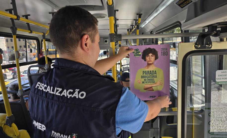 Fim da linha: Amep lança campanha contra o assédio no transporte coletivo da RMC