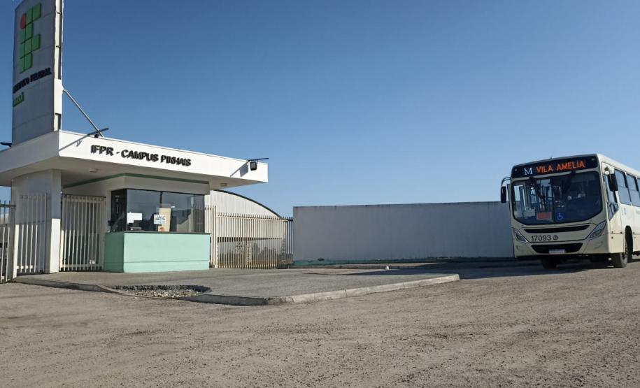 Amep vai ampliar horários de ônibus em Pinhais para atender o Instituto Federal do Paraná