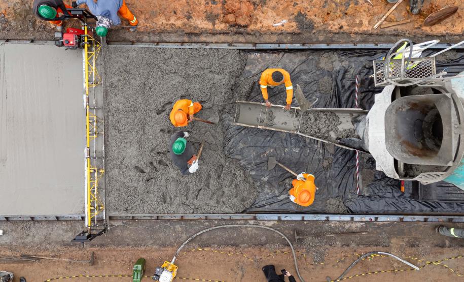Obra da nova ligação entre Mandirituba e São José dos Pinhais entra na concretagem