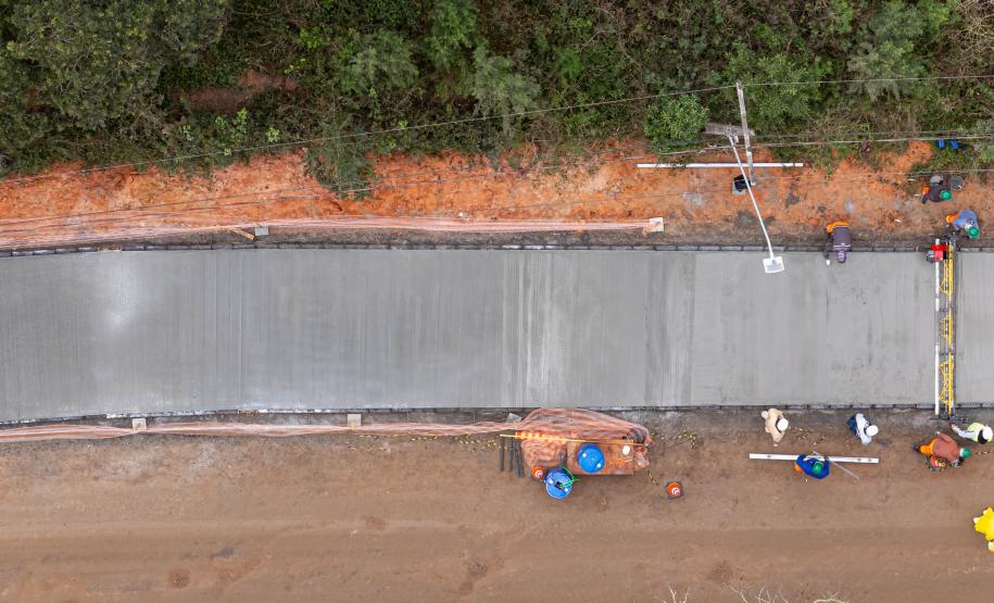 Obra da nova ligação entre Mandirituba e São José dos Pinhais entra na concretagem