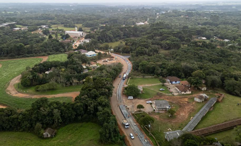 Obra da nova ligação entre Mandirituba e São José dos Pinhais entra na concretagem