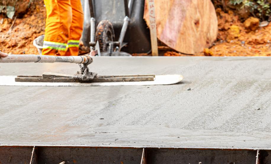 Obra da nova ligação entre Mandirituba e São José dos Pinhais entra na concretagem