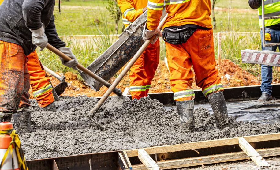 Obra da nova ligação entre Mandirituba e São José dos Pinhais entra na concretagem