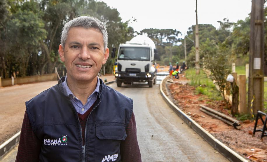 Obra da nova ligação entre Mandirituba e São José dos Pinhais entra na concretagem