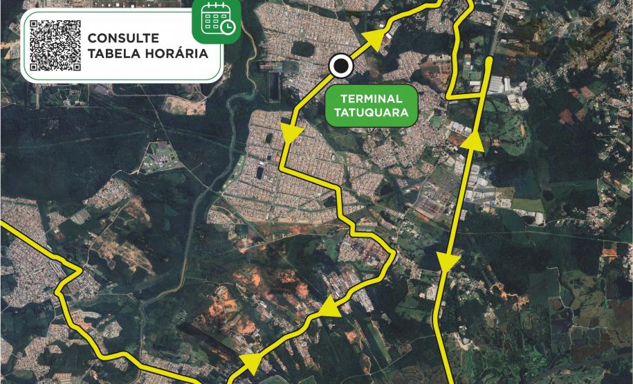 Linha metropolitana Araucária/Fazenda Rio Grande fará integração no Terminal Tatuquara